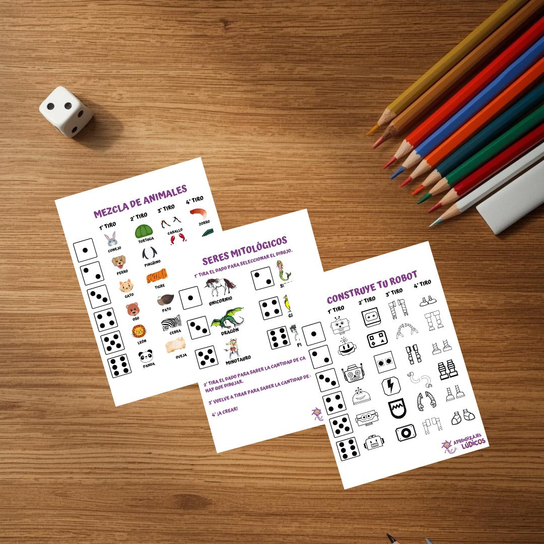 Tira el dado y ¡a crear!